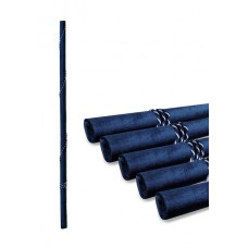 Navy Velvet and cord fitted Pole